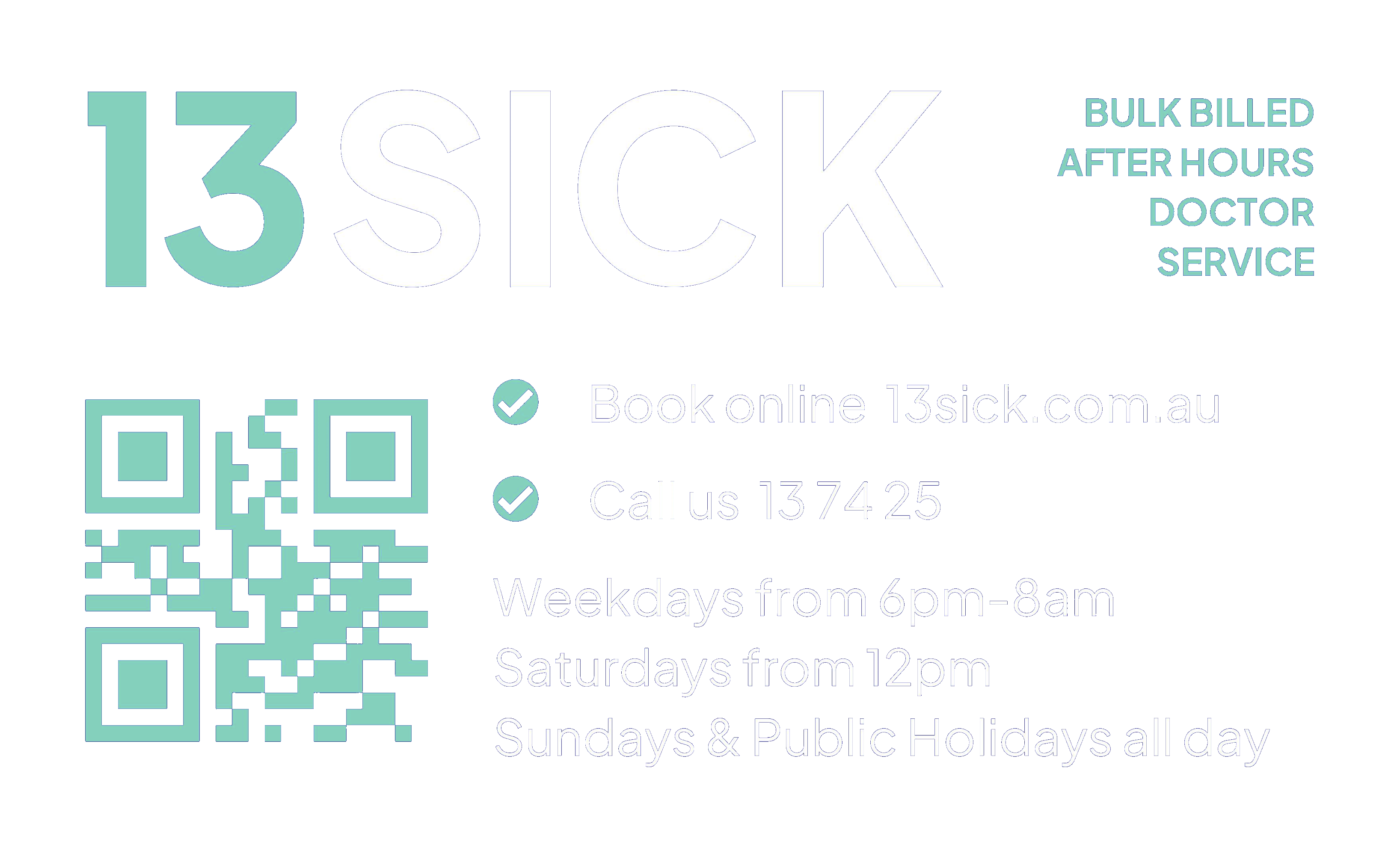 13SICK Bulk Billed After Hours Doctor Service